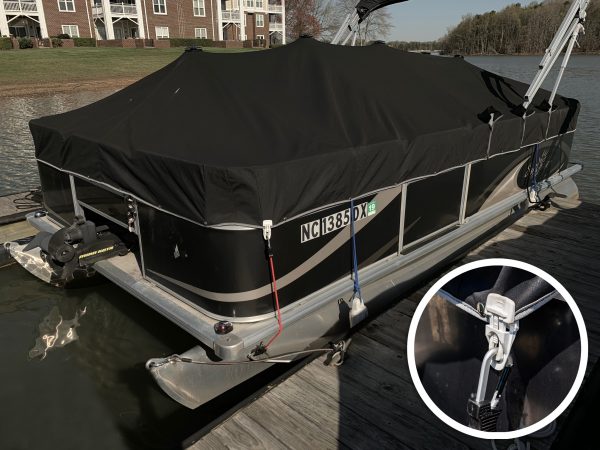 easyklip being used on boat cover